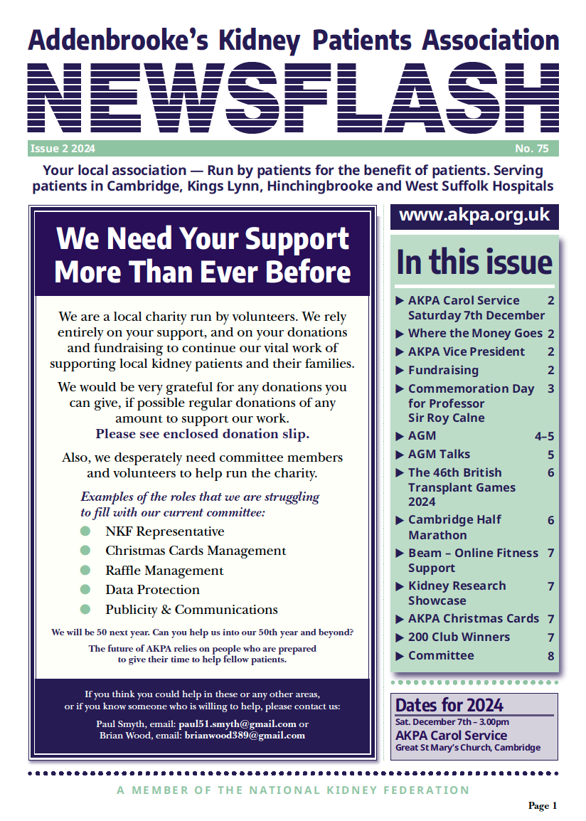 AKPA Newsflash Newsletter No75 Oct 2024 Cover Image